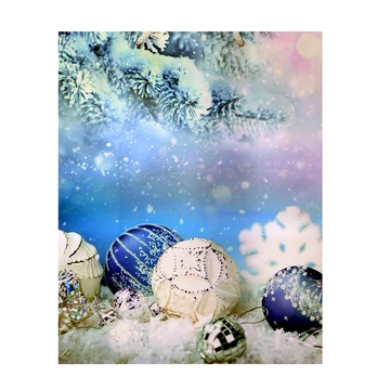 Ajándéktáska Karácsonyi díszek mintázattal 26x32x12,5cm