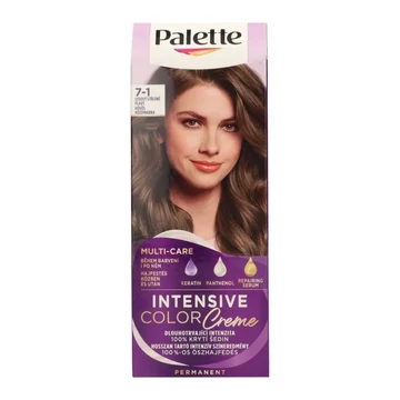 Palette Intensive Color Creme hajfesték hamvas középbarna 7-1