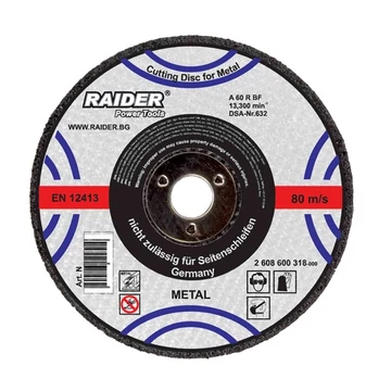 RAIDER VÁGÓKORONG FÉMHEZ 115x1MM 5205199