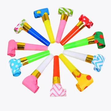 Újévi anyósnyelv különböző színben és mintával 20db