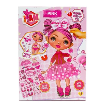 Canenco: I Am mágneses öltöztethető baba - Pink