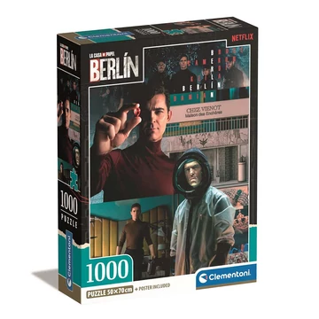 A nagy pénzrablás: Berlin izgalmas jelenetek 1000db-os Compact puzzle 50x70cm - Clementoni