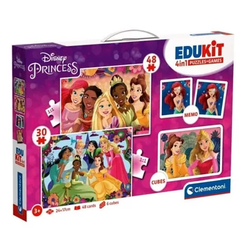 Edukit: Disney Hercegnők 4 az 1-ben játékgyűjtemény - Clementoni