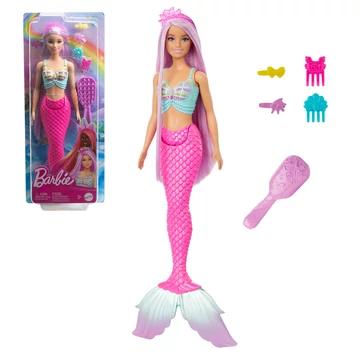 Barbie Dreamtopia: Varázslatos frizura sellő baba 2024 - Mattel