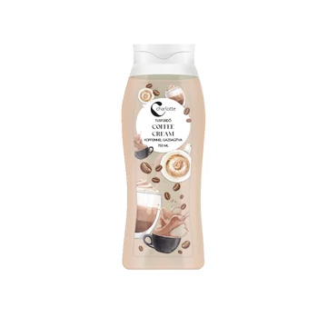 Charlotte Coffee Cream tusfürdő koffeinnel gazdagítva 750ml