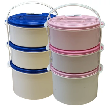 Ételhordó 2+1-es többféle színben