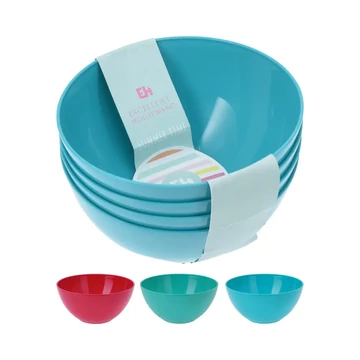 Excellent Housewear műanyag tál színes 4db 030001650