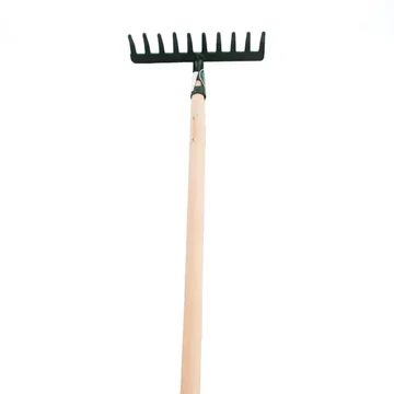 10 fogú nyelezett gereblye 130cm-es bükk nyéllel 7177 - csak egyedi szállítással vagy személyes átvétellel