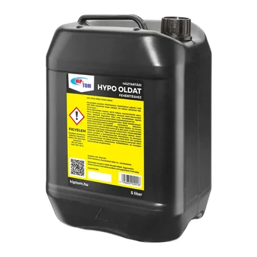 Hip-Tom háztartási folyékony hypo oldat fehérítéshez 5L - csak egyedi szállítással vagy személyes átvétellel