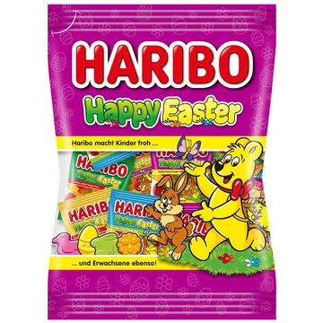 Haribo Happy Easter gyümölcsízű mini gumicukorka 250 g