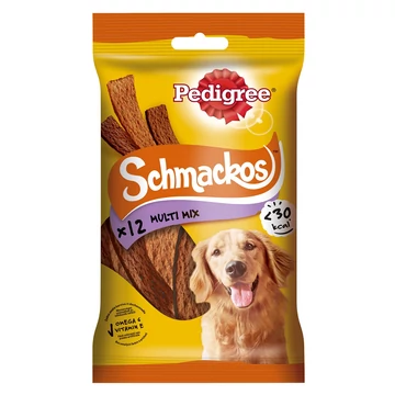 Pedigree schmackos kutyaeledel 12db 86g