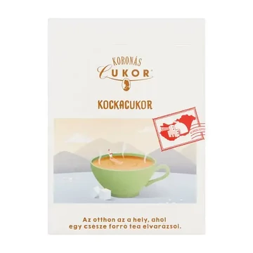 Koronás kockacukor 500g