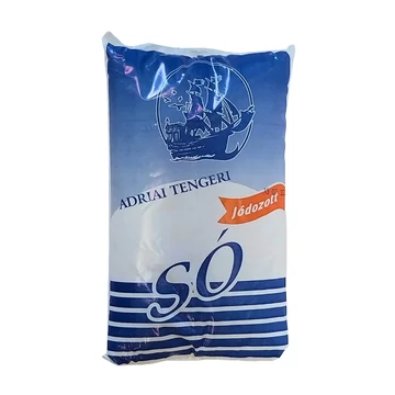 Adriai tengeri jódozott só 20x1kg - csak egyedi szállítással vagy személyes átvétellel