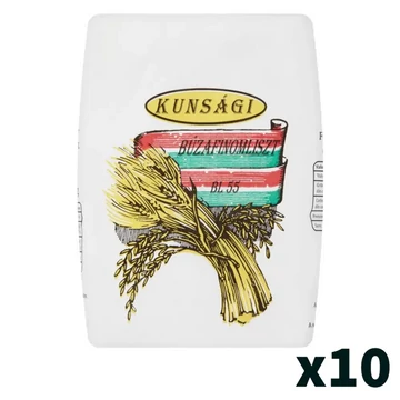 Kunsági búzafinomliszt BL 55 10x1kg - csak egyedi szállítással vagy személyes átvétellel