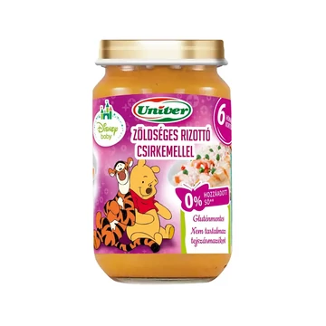 Univer zöldséges rizottó csirkemellel bébiétel 6 hónapos kortól 163 g