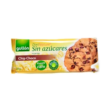 Gullón Zero Chip Choc cukormentes keksz csokoládé darabkákkal 125 g