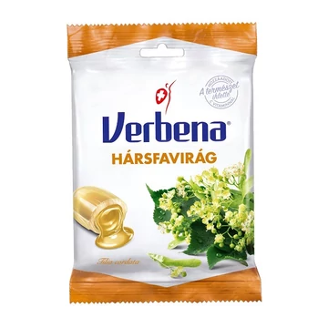 Verbana töltött cukor 60g Hársfavirág
