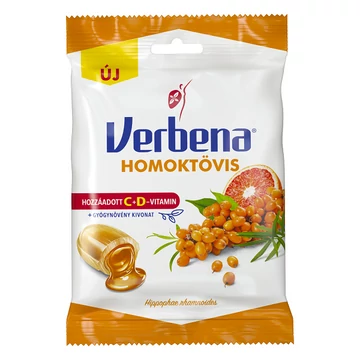 Verbena töltött cukor 60g Homoktövis