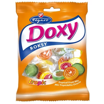 Doxy Roksy 90g trópusi gyümölcs cukorka