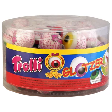 Trolli szemgolyó hengerben vagy dobozban 40x18,8g