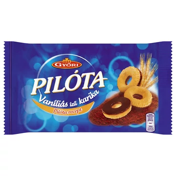 Pilóta étcsokoládés vaniliás karika 150g