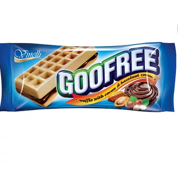 Goofree kakaós-mogyorós krémmel töltött 50g 