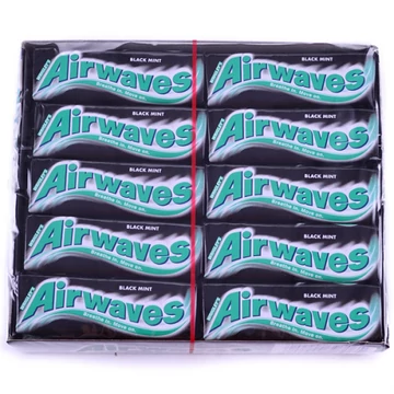 Airwaves rágógumi fekete mentolos ízben 30x14g