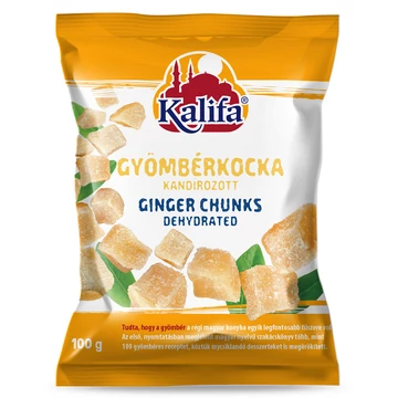 Kalifa kandírozott gyömbérkocka 100g
