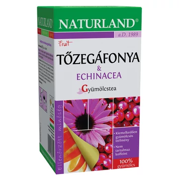 Naturland tőzegáfonya-enchinacea gyümölcstea 40g