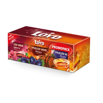 Loyd Grog málna-, méz- és szilva ízű teaválogatás 3x30 g