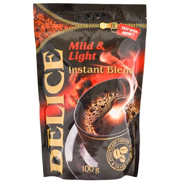 Delice intstant kávé utántöltő 100g