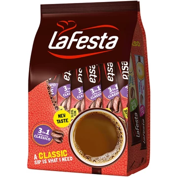 La Festa 3in1 klasszikus azonnal oldódó kávéspecialitás 10x15g