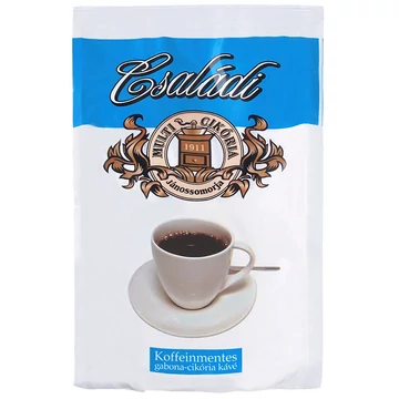 Családi koffeinmentes gabona-cikória kávé 200g