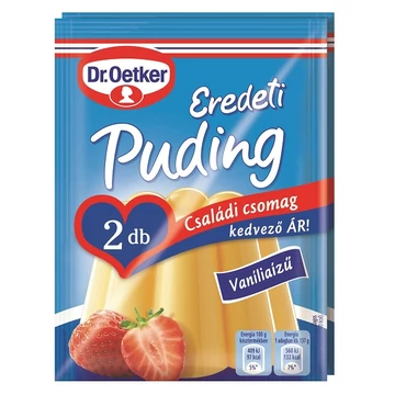 Dr. Oetker vaníllia ízű puding 2x40g