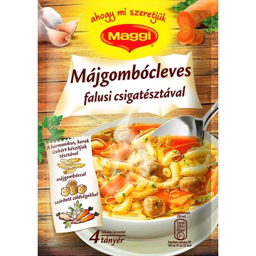 Maggi májgombócleves falusi csigatésztával 60g