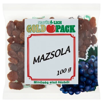 Goldpack mazsola 100g