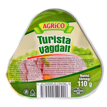 Agrico turista vagdalt 110g