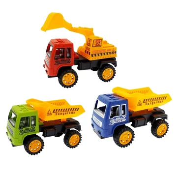 Játék munkagépes teherautó többféle változatban 14cm JA8341
