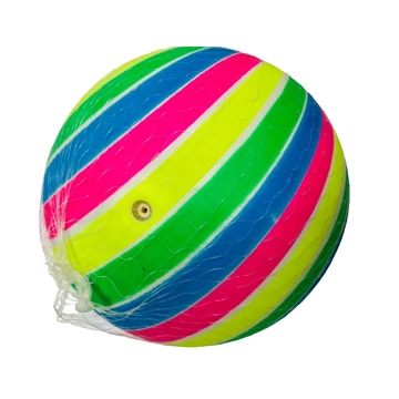 Színes mintás gumilabda 14cm többféle változatban 70345