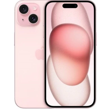 Apple iPhone 15 128GB rózsaszín (pink) kártyafüggetlen okostelefon - Apple Garancia