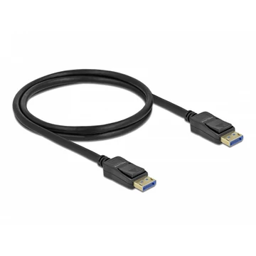 Delock DisplayPort kábel 10K 60 Hz 54 Gbps 1 m