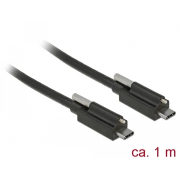 Delock SuperSpeed USB 10 Gbps (USB 3.1 Gen 2) kábel USB Type-C  apa csatlakozó > USB Type-C  apa csa
