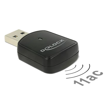 Delock USB 3.0 kétsávos WLAN ac/a/b/g/n Mini Stick 867 Mb/s