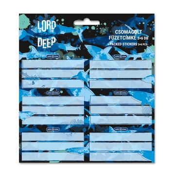 Ars Una: Lord of the Deep Cápás csomagolt füzetcímke 3x6db-os