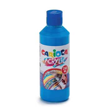 Acrylic 250ml-s akril festék kék színben - Carioca