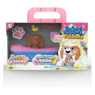 Washy Friends: Color Reveal pancsoló Beagle kutyus káddal és kiegészítőkkel