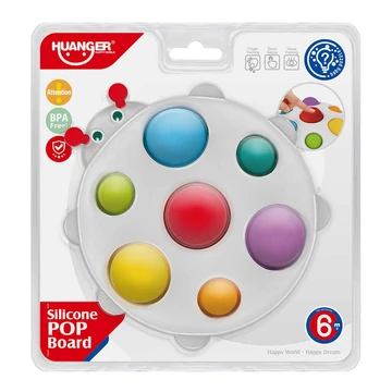 Happy World: Pop it! Nyugtató katica pajti készségfejlesztő bébijáték
