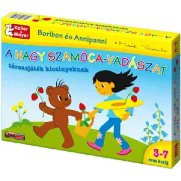 Boribon és Annipanni a nagy szamócavadászat társasjáték