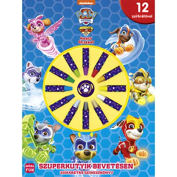 Móra: Mancs őrjárat - Mighty pups - Szuperkutyik bevetésen színezőkönyv zsírkrétával