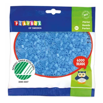 PlayBox: 5mm-es MIDI vasalható gyöngy világoskék színben 6000db-os csomag